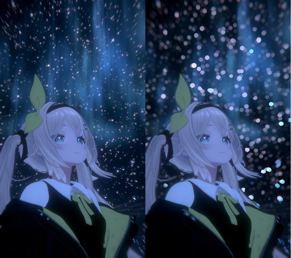 Bokeh DoFの例(筆者の独自実装)